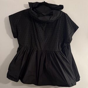 Luukaa Black Tunic Top XL NEW